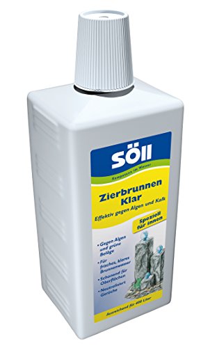 Söll 12726 ZierbrunnenKlar – Effektiv gegen Algen und Kalk – 1 l - 3