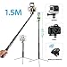 Price comparison product image Moreslan 59" Bluetooth Selfie Stick Tripod with Remote for Phone Tablet, 3 in 1 Extendable Monopod Tripod Stand for SLR Camera 360° Rotation