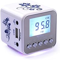 Foxnovo TT-032 a Mini haut-parleur MP3 Player avec Radio FM TF carte Slot USB cadenceur AUX-IN pour t&eacute;l&eacute;phone portablePC