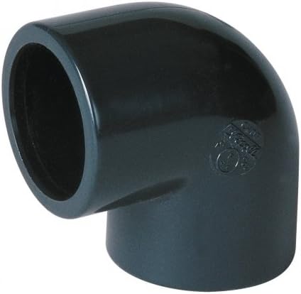 Pressure – Female/Female – 90 Degree Pvc Elbow – Diameter 63 mm – Nicoll c63 °F – Large Radius