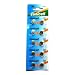 Produktbild Eunicell AG7 Alkaline Knopfbatterien (G7 / LR57 / LR57SW / LR926 / LR926SW / SR926W / L926E / LR927 / LR927SW/ 395  399), 20 Stück