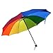 Produktbild Regenschirm,CAMTOA Regenbogen Schirm Taschenschirm mit 10 Rippen Winddicht Wasserdicht kompakt stabiler Umbrella Regenschirm,Schirmdurch aus robusten 190T Stoff