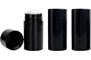 UPSTORE 3 recipientes vacíos redondos de plástico de 30 ml, rellenables, bálsamo labial, tubo para manualidades, cosméticos, pintalabios, protector solar