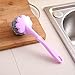 Produktbild camellia Aufhängen Design mit Griff Stahldraht Scourer Kugelreinigungsbürste Easy Use Small Size Reinigungswerkzeug Geschirr Gas Kocher-Reiniger (pink)