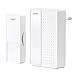 Produktbild AUKEY Funk Türklingel Türgong Kit Wireless Doorbell Steckdose Klingel Wasserdicht mit 1 Empfänger 1 Sender, 36 Klingeltöne, 350m Reichweite (Weiß)