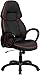 Produktbild Flash Furniture CH-CX0248H01-VEN-GG schwarzer Chefsessel aus Vinyl mit hoher Rückseite und rotem Pipeline-Rand
