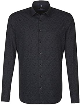 SEIDENSTICKER Herren Hemd Tailored Langarm Bügelleicht Businesshemd Kent-Kragen Kombimanschette weitenverstellbar