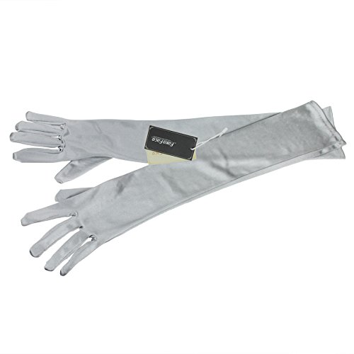 Liying Neu Lange Brauthandschuhe Fingerlos Handschuhe Hochzeit Party Damen Handschuhe Brautkleid - 5