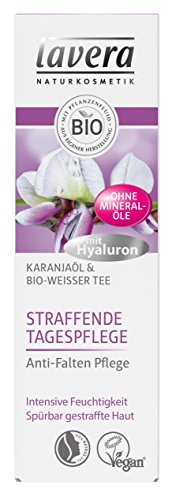 lavera Straffende Tagespflege mit Hyaluron ∙ Anti Falten Tagescreme ∙ Glättet Falten spürbar ∙ Intensive Feuchtigkeit ∙ vegan ✔ Bio ✔ Naturkosmetik ✔ Natural ✔ Kosmetik Gesichtscreme 1erPack (1x50ml) - 5