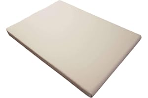 ComfyWise Rattan Placement 3Pcs Armchair Cushions Set to fit Garden Furniture Chairs Sofa patio- Vintage rattan cushions- Outdoor Cushions (Sand/Cream 3Pcs Set)