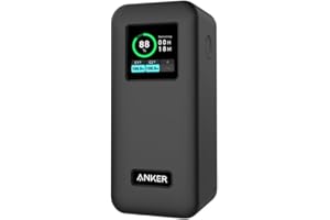 FTRONGRT Hülle Kompatibel mit Anker Prime 20000mAH 200W Powerbank, Rundum-Schutz, Staubdicht, Anti-Fall, Silikonschutzhülle Kompatibel mit Anker Prime 20000mAH 200W Powerbank. Schwarz