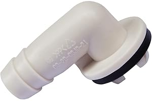 BANGNA Codo Conector de Manguera de Drenaje de Unidad Externa de Aire Acondicionado 15mm con Anillo de Goma para LG/Media/HAIER/KELON/GREE AC