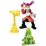 Jake y los piratas - Figura de acción, Hook y Croc (Mattel Y2261)