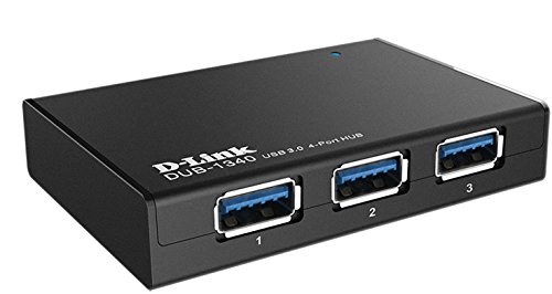 D-Link DUB-1340 4 Port USB 3.0 Hub schwarz - 2