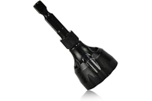 PMTFUMY Tungsten Steel Deburring Tool with Quick Release Hex Shank – External Chamfer Tool for Pipes, Screws, and Threaded Rods (1/8" to 3/4", 3mm to 20mm)