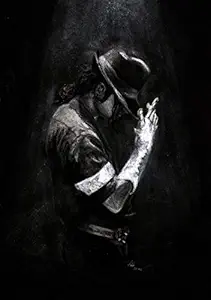 VVWV Motivational Dancing Mj Michael Jackson Dangerous Posters for Wall Living Room Boys Girls (W X H 12 X 18 Inch, Multicolour)