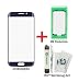 Produktbild iTG® Premium Displayglas Reparatur-Set für Samsung Galaxy S6 Edge Schwarz (Black Sapphire) - Oleophobic Front Display Glas für Modell SM-G925F + Vorgeschnittene 3M Klebefolie und iTG® Werkzeug-Set