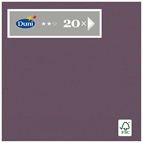3ply Napkins 33cm, Purple 20 per pack