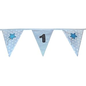 Wimpelkette mit Zahl - Wunschzahl - Geburtstag