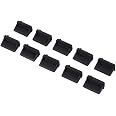 Bouchons Anti-poussière SIMARRO Pour Ports USB C Et Prise écouteurs - Lot De 20 Pièces Noires