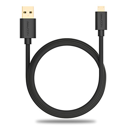 deleyCON [1,5m] micro USB 2.0 High Speed Kabel – Lade- und Datenkabel für Festplattengehäuse, USB Hubs, Handys und Smartphones – USB A-Stecker zu Micro B-Stecker – USB 2.0 High Speed Technologie – Übertragungsraten bis zu 480Mbps – geschirmtes, flexibles PREMIUM USB 2.0 Kabel – schnelle und sichere Datenübertragung – abwärtskompatibel zu USB 1.1 – Lade- und Datenkabel für z.B. Samsung Galaxy, HTC, Nokia Lumia, Sony Xperia uvm. – Farbe: Schwarz - 4