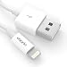 Produktbild esorio® MFI Lightning Apple iPhone X 8 Plus 7 6 6S 5 SE iPod auf USB Datenkabel 2m in weiss