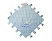 Personalised Embroidered Comforter Taggy Blanket/Blankie for baby boys- Blue
