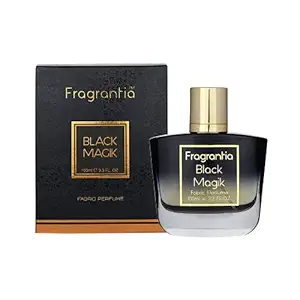 Fragrantia Black Magik Premium Luxury Perfume For Men With A Long Lasting Fragrance, Woody & Musky, 100ml Party Wear