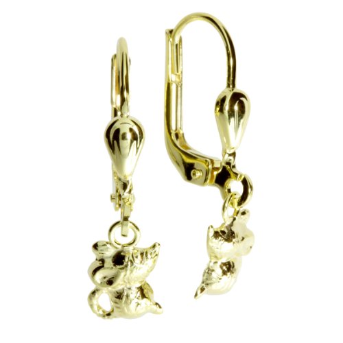 InCollections Damen-Ohrhänger 333/000 Gold, Maus 0010160115401