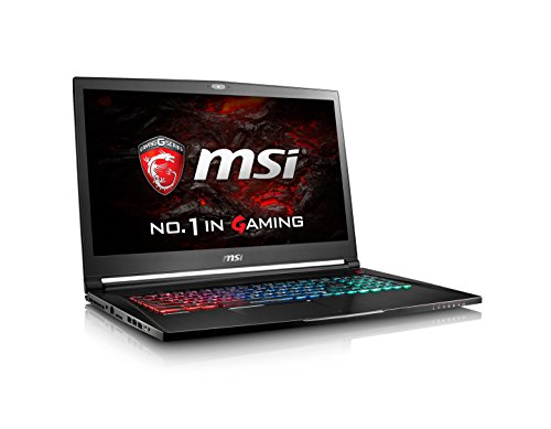 MSI GS73VR 7RF  Stealth Pro 4K  17 3 Inch UHD Gaming Laptop  Black  -  Kabylake Core i7-7700HQ  16 GB RAM  256GB SSD  2TB HDD  GTX 1060  Windows 10 