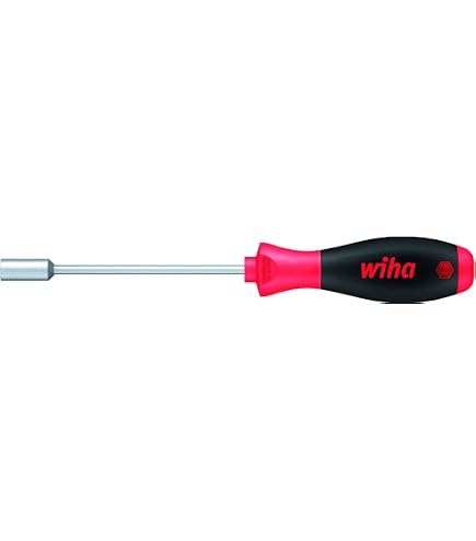 KUMGROT Sechskant-Schraubendreher 7 Mm – Hohlschaft, Ergonomischer Griff | Für Muttern & Lange Schrauben | 90 Mm Schaft