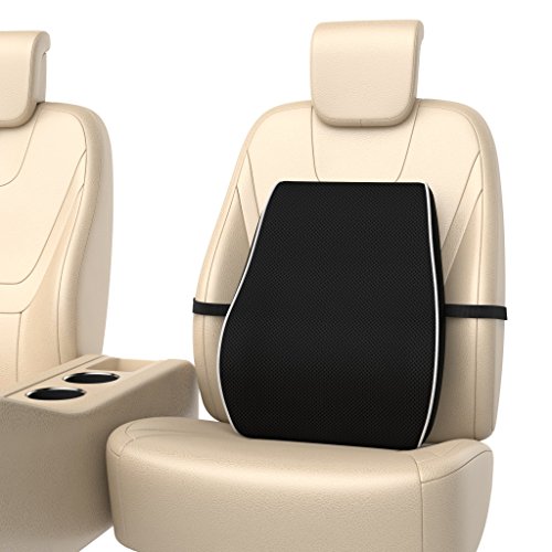 bonmedico® Orthopädisches Rücken-Kissen, Lordosenstütze Für Das Auto Oder Office, In Schwarz/ Black - 4