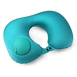 almohadilla hinchable viaje ❤️ Multiuso:Almohada de Viaje es una buena herramienta para la siesta de oficina, viajes a la playa, al aire libre estancias con deportes y vuelos cortos.