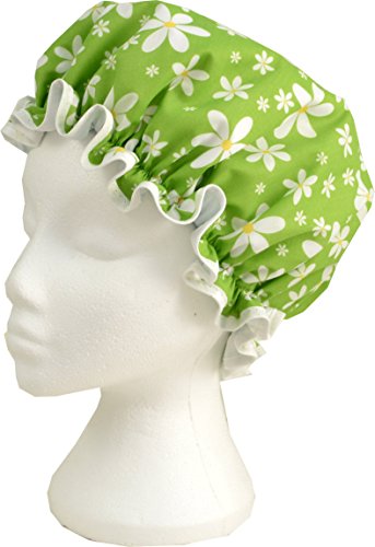 Vagabond borse da doccia, motivo floreale, colore: Verde