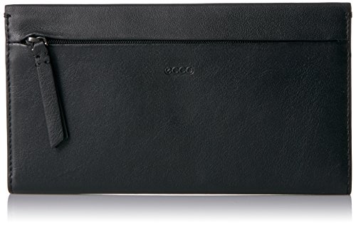 Preisvergleich Produktbild Ecco Damen Sculptured Clutch Geldbörse, Schwarz (Black), 1.5x11x19 cm