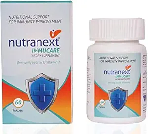 NUTRANEXT ImmuCare Nutritional Support to Build Immunity | Immunity Booster | Premium Dietary Supplement | 60 Veg. Capsules