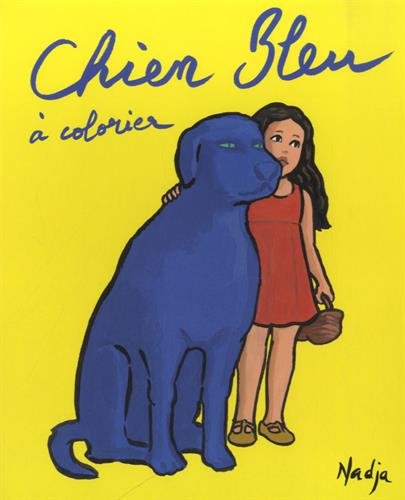 Livres Couvertures de Chien Bleu à colorier