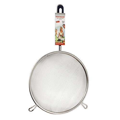 Westmark Haushaltssieb, Durchmesser: 20 cm, Rostfreier Edelstahl/Kunststoff, Traditionell, Silber/Schwarz, 12852270 - 3