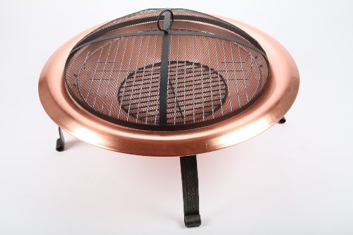 point-garden Feuerschale 74cm Garten-Grill Kupfer - 2