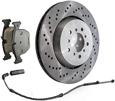 BMW Genuine Rear Brake Discs+Pads+Sensor Set E46 M3 3 Series