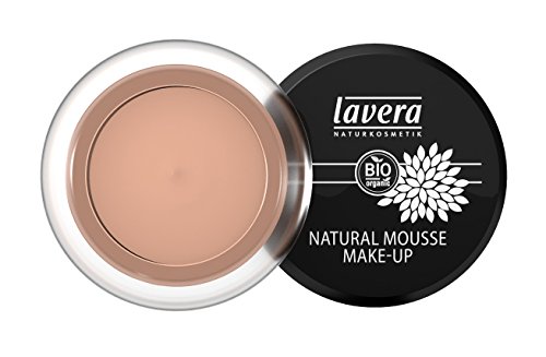 lavera Natural Mousse Make-Up · Colour Almond · Perfect Matte Finish · Vegan · Natural & Innovative Make up · Organic Skin Care · Colour Cosmetics