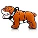 Produktbild 818-Shop No1140004 Gehäuse für USB-Sticks (ohne 2/4/8/16/32/64 GB) Hund Bulldog 3D braun
