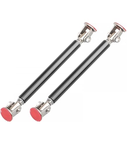 Tiges Support Lèvre Pare-Chocs Avant - Barres Réglables 20cm | Pour Amélioration Stylisme Auto