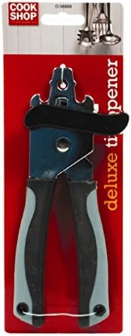 Multi-Purpose Kitchen Food Drink Chrome Can Tin And Bottle Opener with Rubber Handles