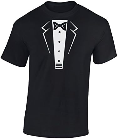 Childrens Tuxedo T-Shirt Novelty T-Shirt for Smart Suit or Fancy Dress