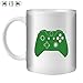 Produktbild STUFF4 Tee/Kaffee Becher 350ml/Grün/Xbox One Controller/Weißkeramik/ST10