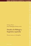 Image de Estudios de filologia y linguistica espanolas / Spanish Language and Cultural Studies: Nuevas voces en la disc