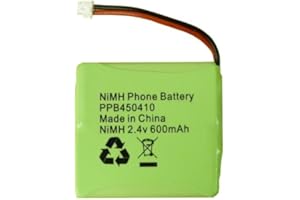 BUYABATTERY Genuine PPB450410 Phone Battery NiMH 2.4V 600mAh for BT Verve 450 410 Cordless Telephones