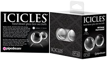 PipedreamIcicles No. 42 Hand Blown Glass Medium Ben-Wa Balls