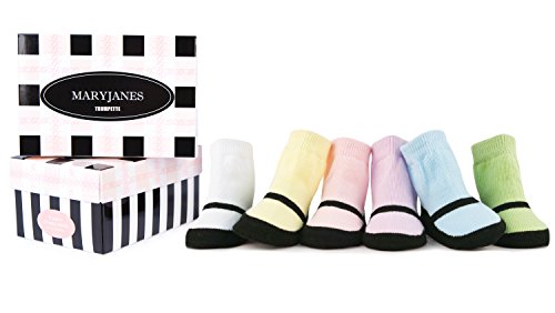 Preisvergleich Produktbild Trumpette Kleinkind-Socken Mary Jane Pastel - 6 Paar-12-24 Monate